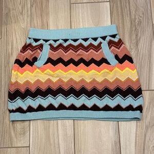 Preloved girls Missoni x Target sweater knit mini skirt - XL